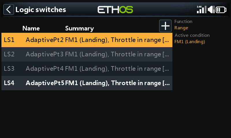 Adaptive point logical switches