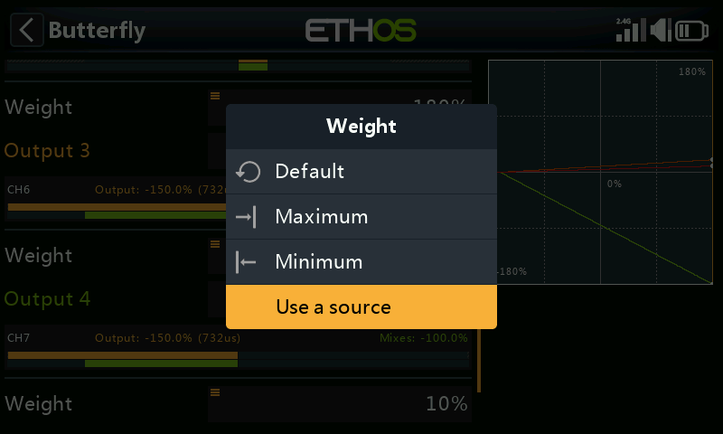 Select source