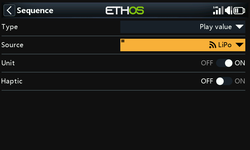 Play value: LiPo
