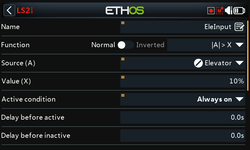Elevator input detect