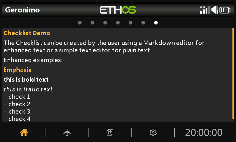 Widget Texte