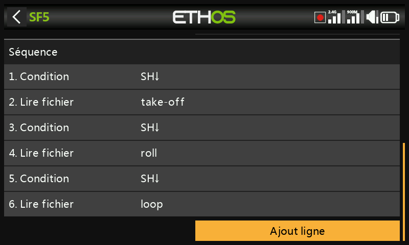 Séquence avec attente d'une condition