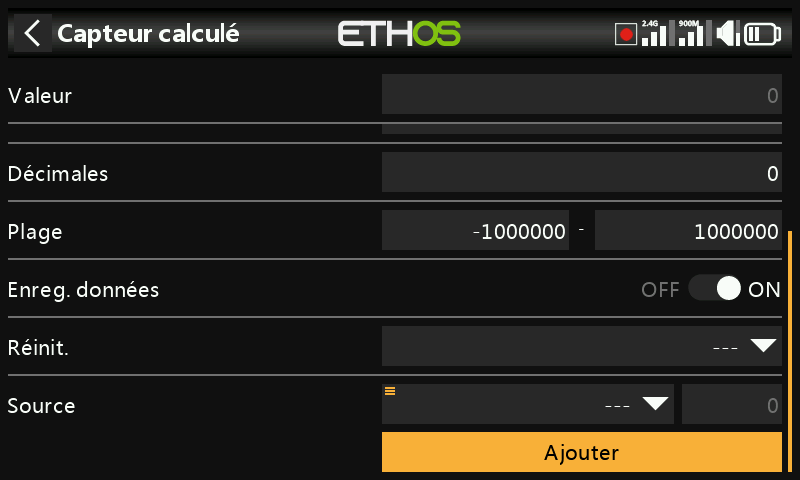Ajouter une ligne de calcul