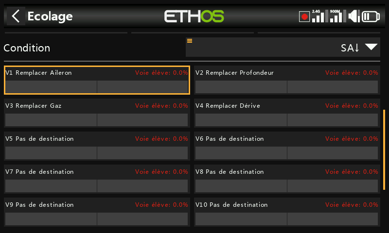 Voies élève