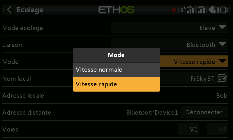 Mode élève