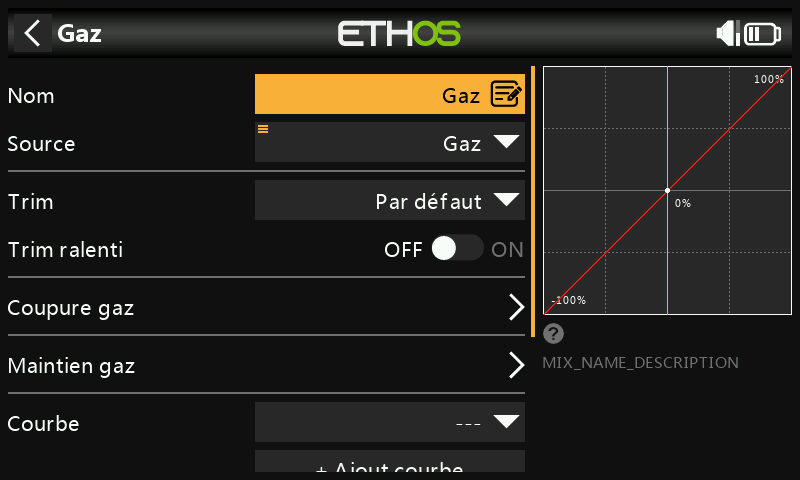 Mixage des gaz