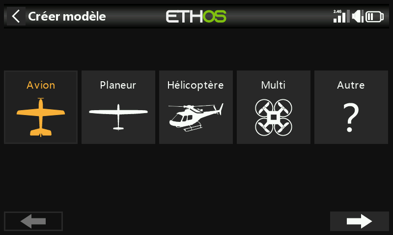 Créer un modèle d'avion