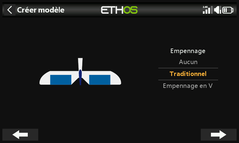 Type d'empennage