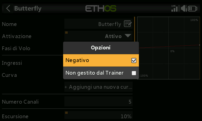 Invertire il gas