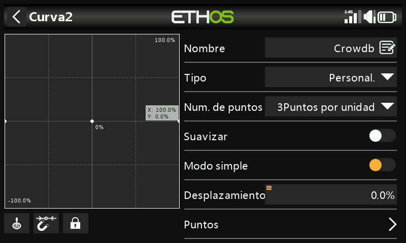 Curva de 3 puntos