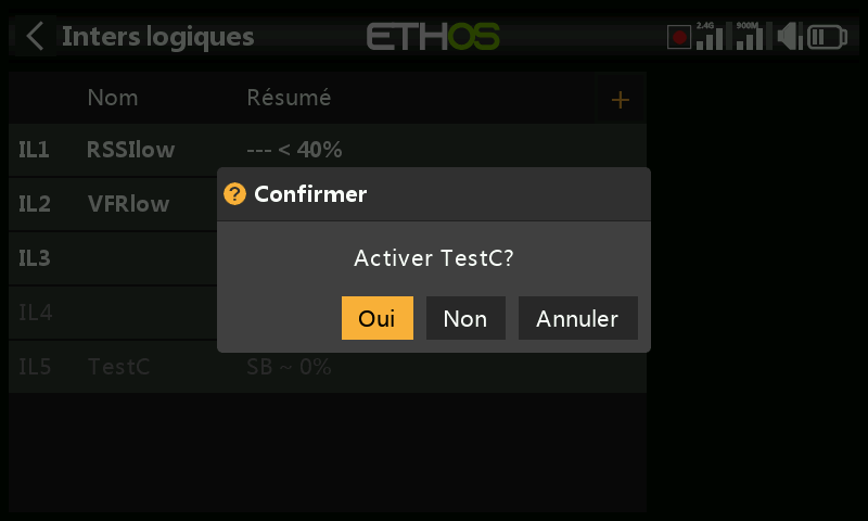 Confirmation vrai