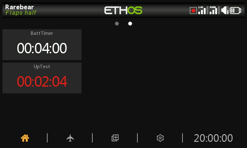 Widget de chrono