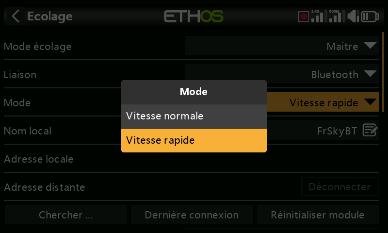 Mode Bluetooth