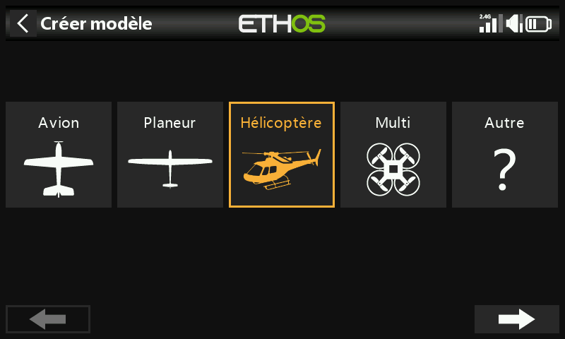 Créer un modèle d'hélicoptère