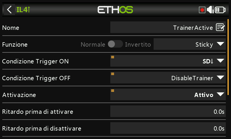 Trainer attivo